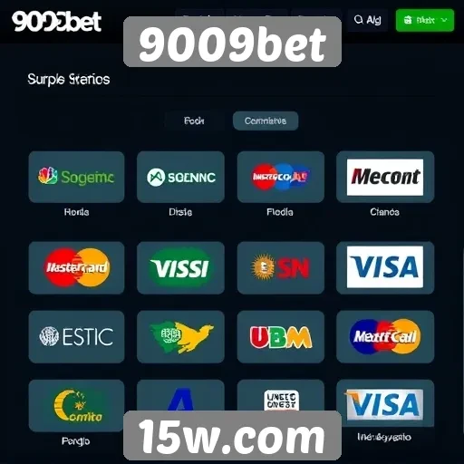 Métodos de pagamento disponíveis no site 9009bet